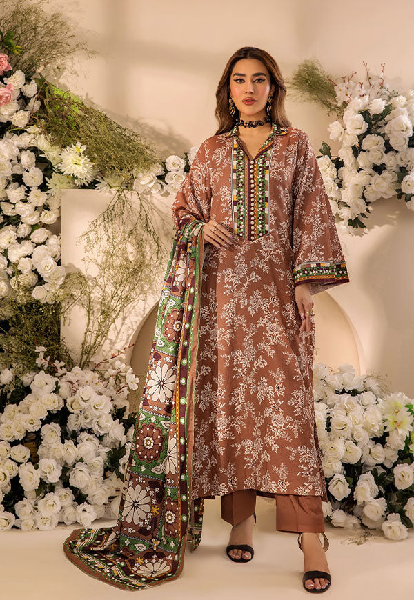 Koka by Safwa Digital Printed Doria Cambric Unstitched 3Pc Suit KOK-22
