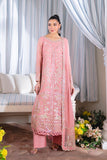 Neeshay Dastaan Embroidered Chiffon Unstitched 3Pc Suit - Gulrukh