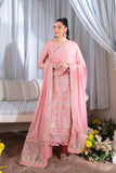 Neeshay Dastaan Embroidered Chiffon Unstitched 3Pc Suit - Gulrukh