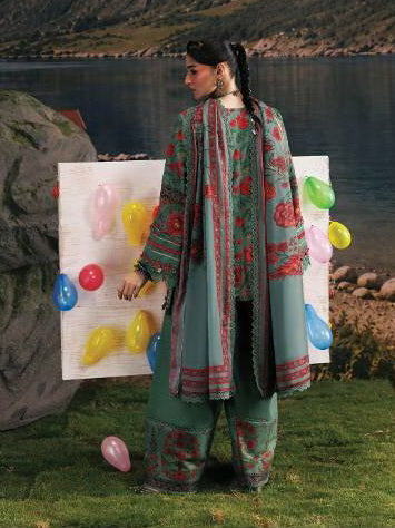 Maria B MBasics Embroidered Slub Khaddar Unstitched 3Pc Suit MB-CUSV15-06A