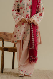 Coco by Zara Shahjahan Embroidered Lawn Unstitched 3Pc Suit 06A-ZUFRA