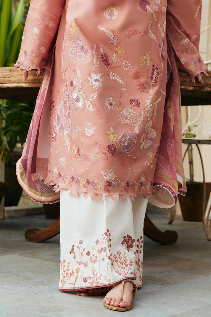 Coco By Zara Shahjahan Embroidered Lawn Suits Unstitched 3 Piece CZS21L 04B - Luxury Collection main image 1