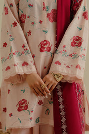 Coco by Zara Shahjahan Embroidered Lawn Unstitched 3Pc Suit 06A-ZUFRA