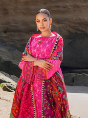 Zainab Chottani Embroidered Chikankari Lawn Unstitched 3Pc Suit D-06A Laali