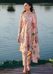 Maria.B M.Basics Embroidered Lawn Unstitched 3Pc Suit MB-06A
