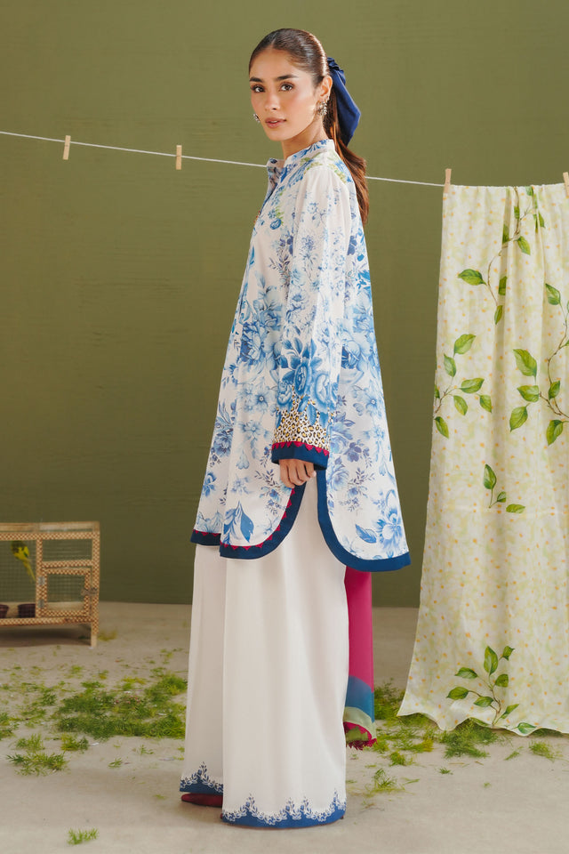 Coco by Zara Shahjahan Prints Unstitched Lawn 3Pc Suit D-06A Aero