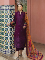 Zainab Chottani Embroidered Chikankari Lawn Unstitched 3Pc Suit D-06B Nia