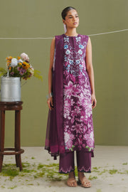 Coco by Zara Shahjahan Prints Unstitched Lawn 3Pc Suit D-06B Aero