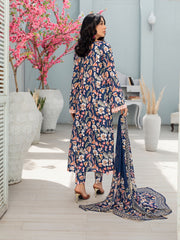 Humdum Rang e Bahar Vol-02 Printed Lawn Unstitched 3Pc Suit D-03
