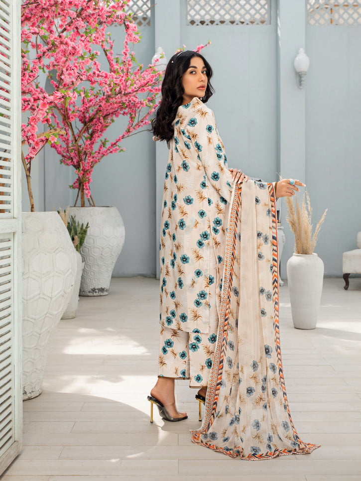 Humdum Rang e Bahar Vol-02 Printed Lawn Unstitched 3Pc Suit D-02