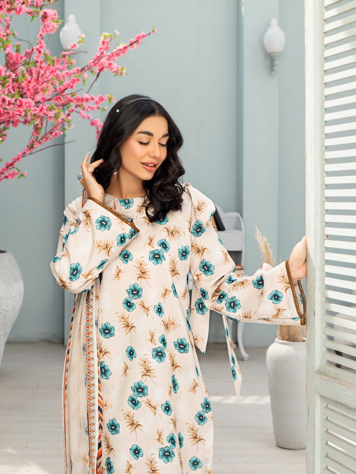 Humdum Rang e Bahar Vol-02 Printed Lawn Unstitched 3Pc Suit D-02
