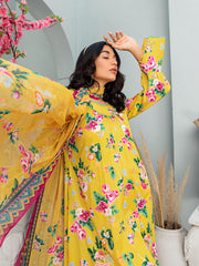 Humdum Rang e Bahar Vol-02 Printed Lawn Unstitched 3Pc Suit D-04