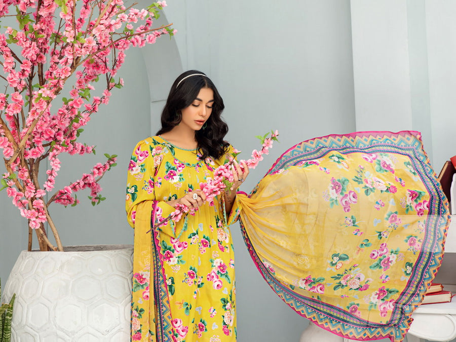 Humdum Rang e Bahar Vol-02 Printed Lawn Unstitched 3Pc Suit D-04