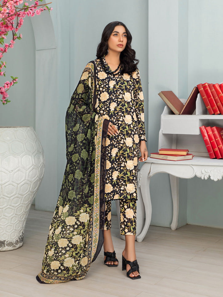 Humdum Rang e Bahar Vol-02 Printed Lawn Unstitched 3Pc Suit D-10