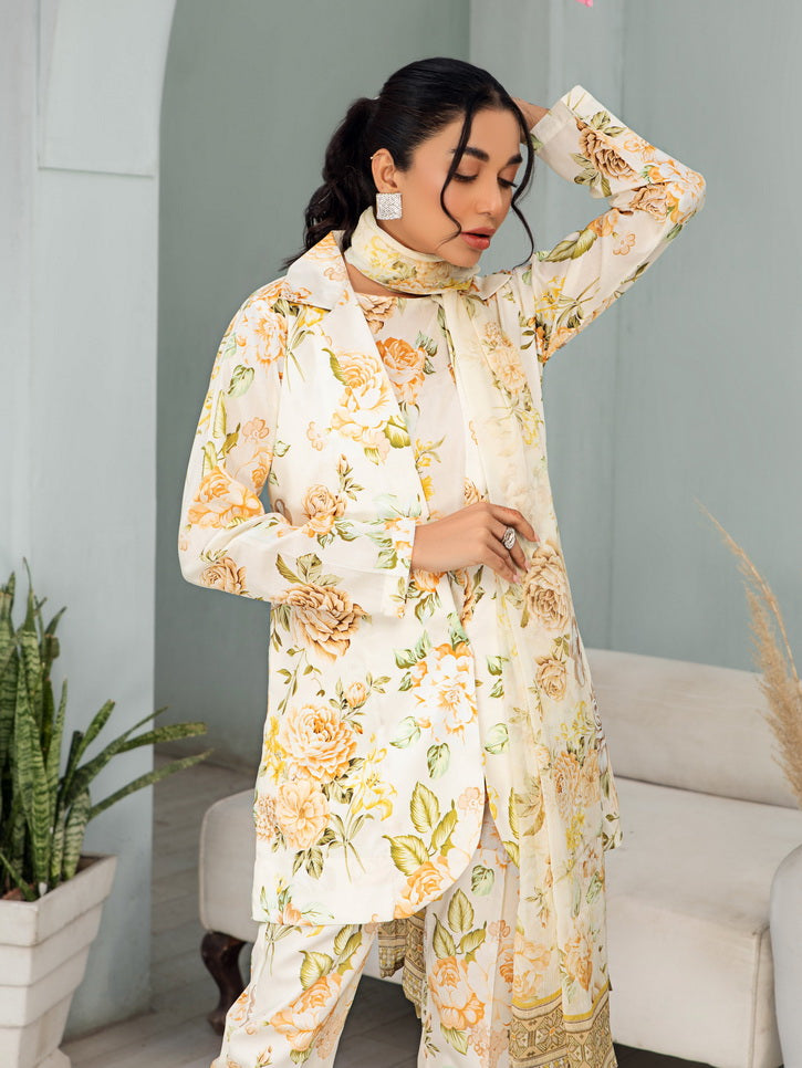 Humdum Rang e Bahar Vol-02 Printed Lawn Unstitched 3Pc Suit D-07