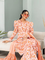 Humdum Rang e Bahar Vol-02 Printed Lawn Unstitched 3Pc Suit D-11