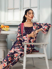 Humdum Rang e Bahar Vol-02 Printed Lawn Unstitched 3Pc Suit D-08