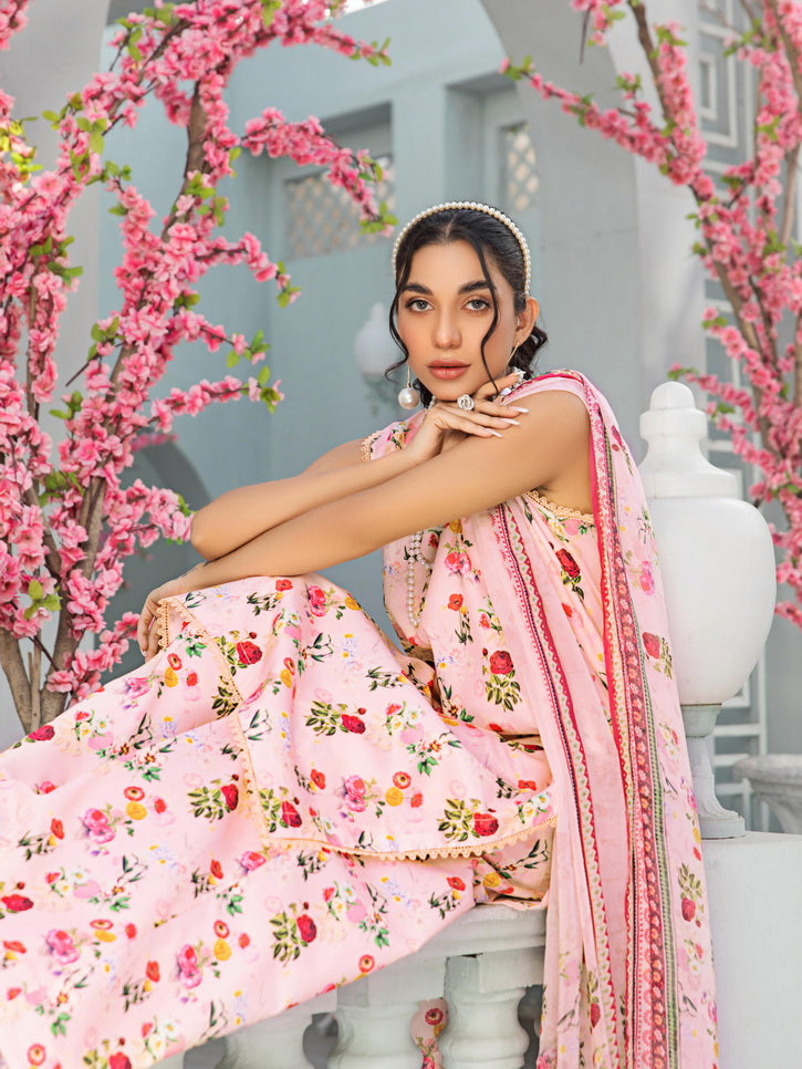 Humdum Rang e Bahar Vol-02 Printed Lawn Unstitched 3Pc Suit D-05