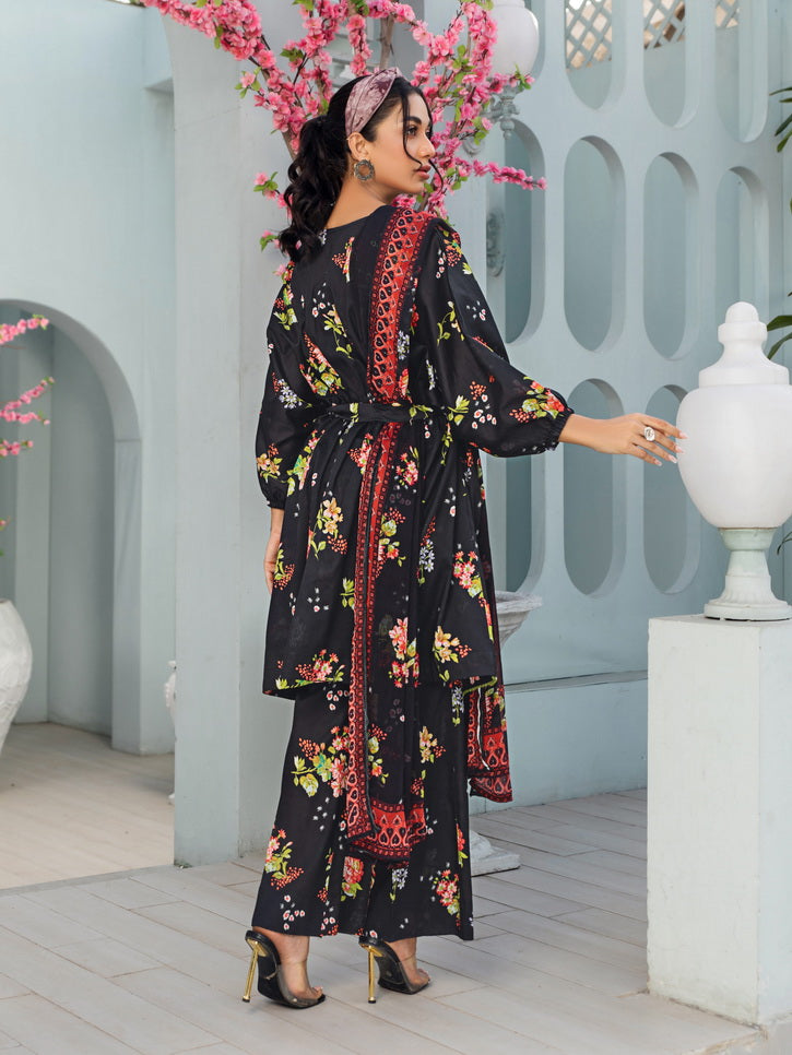 Humdum Rang e Bahar Vol-02 Printed Lawn Unstitched 3Pc Suit D-01