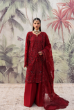 Emaan Adeel Romansiyyah Embroidered Organza Unstitched 3Pc Suit - NOORMAHAL