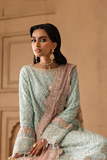 Emaan Adeel Sheherzadi Embroidered Chiffon Unstitched 3Pc Suit - AARIZ