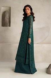 Zarif Muse Thread Embroidered Chiffon Unstitched 3Pc Suit ZE-MT-06 Sayah