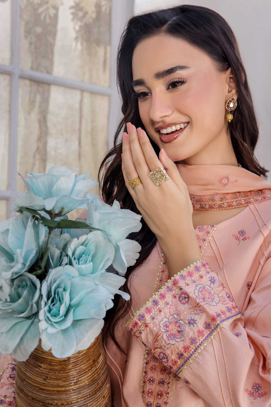 Zarya by Safwa Embroidered Viscose Unstitched 3Pc Suit ZAR-01