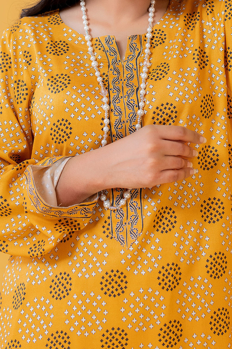 Safwa Tia Digital Printed Viscose Unstitched 1Piece Kurti VTC-02