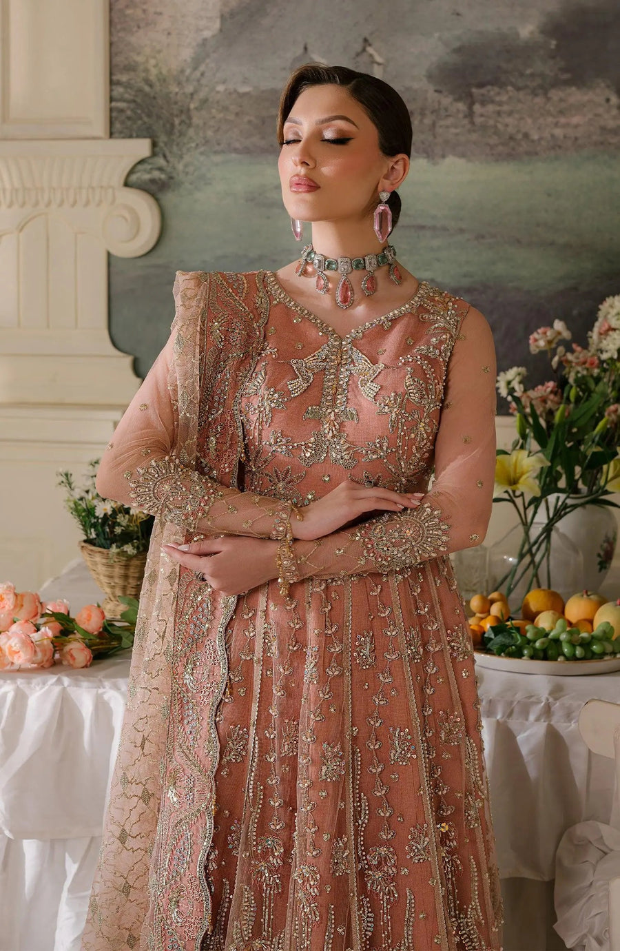 SPINEL - Bridal Maxi | Fabiha Fatima Designer Brand