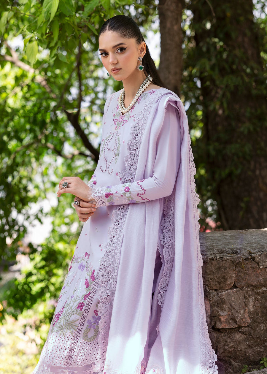 Saira Shakira Bloom Unstitched Lawn 3Pc Suit SS-25-07A FAYE
