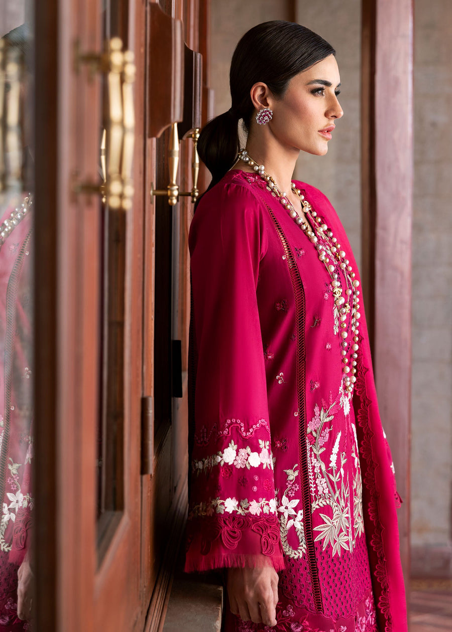 Saira Shakira Bloom Unstitched Lawn 3Pc Suit SS-25-07B FAYE