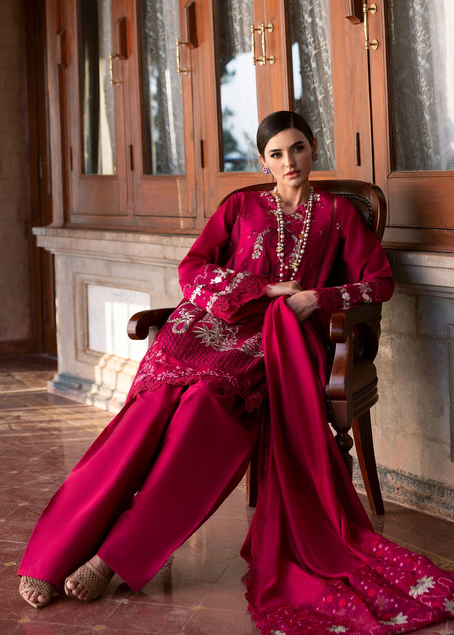 Saira Shakira Bloom Unstitched Lawn 3Pc Suit SS-25-07B FAYE