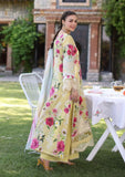 SUNSHINE BOUQUET Printed Chikankari Lawn wearing this beautiful dress from ELAF's "PRINT CHIKANKARI" 2024 Collection.