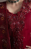 Fabiha Fatima Elvin Embroidered Net 3Pc Pret Suit - RUBEIA