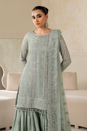 Baroque Exclusive Formal Embroidered Chiffon Unstitched 3Pc Suit SF-4160