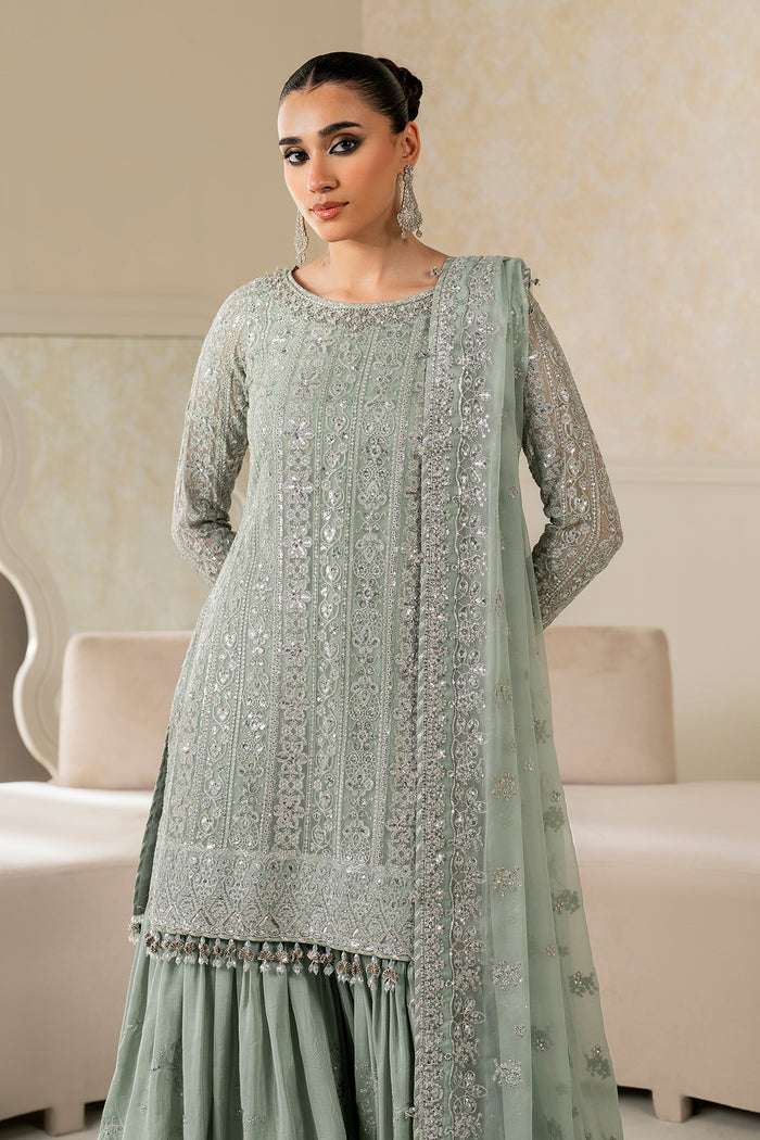 Baroque Exclusive Formal Embroidered Chiffon Unstitched 3Pc Suit SF-4160
