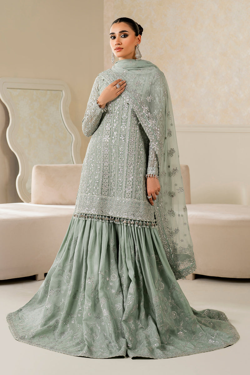 Baroque Exclusive Formal Embroidered Chiffon Unstitched 3Pc Suit SF-4160