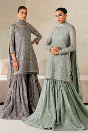 Baroque Exclusive Formal Embroidered Chiffon Unstitched 3Pc Suit SF-4160