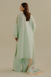 Coco by Zara Shahjahan Embroidered Lawn Unstitched 3Pc Suit 07A-VELIN