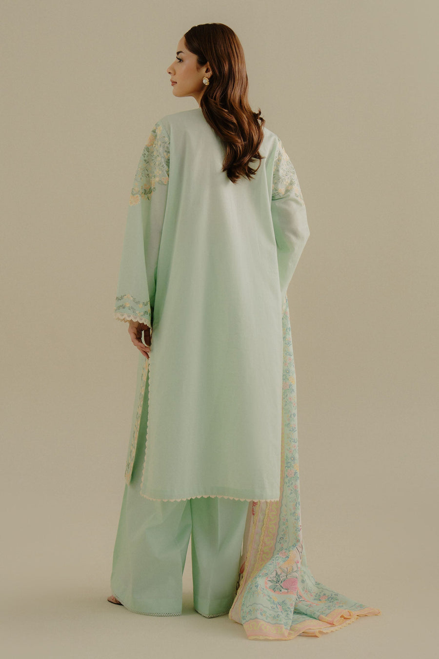 Coco by Zara Shahjahan Embroidered Lawn Unstitched 3Pc Suit 07A-VELIN