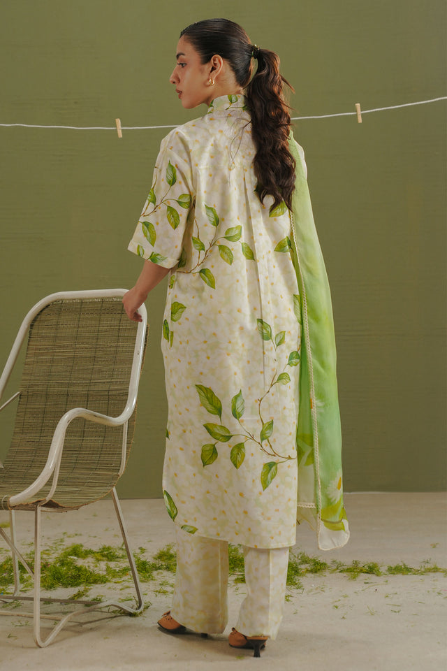 Coco by Zara Shahjahan Prints Unstitched Lawn 3Pc Suit D-07A Kael