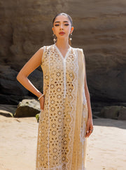 Zainab Chottani Embroidered Chikankari Lawn Unstitched 3Pc Suit D-07B Motia