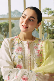 Coco by Zara Shahjahan Embroidered Lawn Unstitched 3Pc Suit D-07B JANAAN