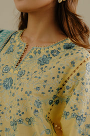Coco by Zara Shahjahan Embroidered Lawn Unstitched 3Pc Suit 07B-VELIN
