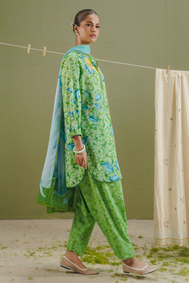 Coco by Zara Shahjahan Prints Unstitched Lawn 3Pc Suit D-07B Kael