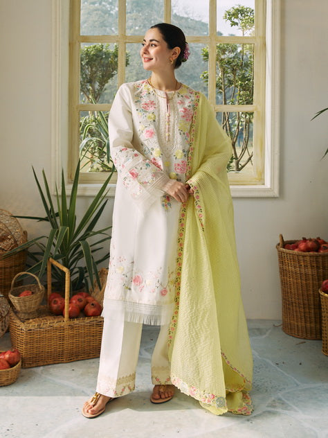 Coco by Zara Shahjahan Embroidered Lawn Unstitched 3Pc Suit D-07B JANAAN