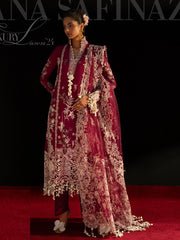 Sana Safinaz Embroidered Luxury Lawn Unstitched 3Pc Suit D-07B