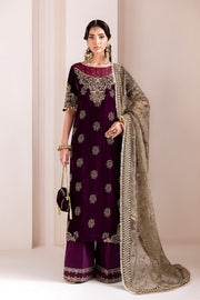 Alizeh Fashion Makhmal Embroidered Velvet Unstitched 3Pc Suit AF-VLT-2228-Zarlish