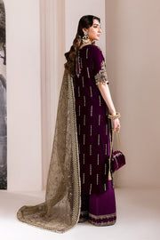 Alizeh Fashion Makhmal Embroidered Velvet Unstitched 3Pc Suit AF-VLT-2228-Zarlish