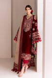 Alizeh Fashion Makhmal Embroidered Velvet Unstitched 3Pc Suit AF-VLT-2226-Velzari